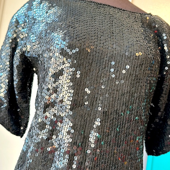 Vintage sequin shirt - Picture 2 of 4